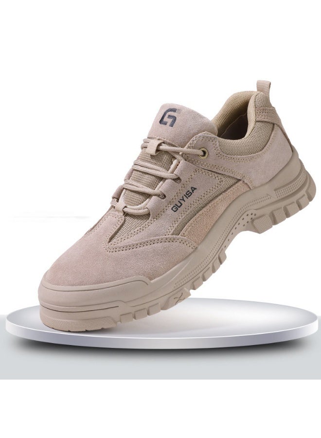 NIBEMINENT Men Anti Scalding Safety Boots Anti Smash Working Shoes With Steel Toe Anti Puncture Industrial Safety Shoes - Image 1