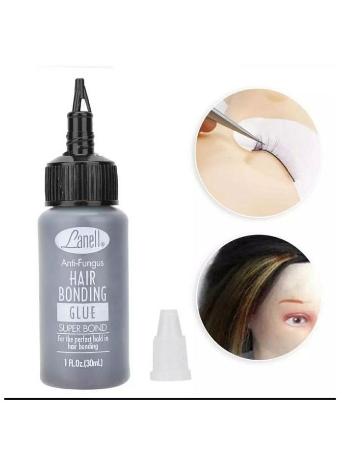 لانيل لاصق رموش الاصلي ثابت مضاد للفطريات لاصق لربط الشعر 30 مل - Image 1