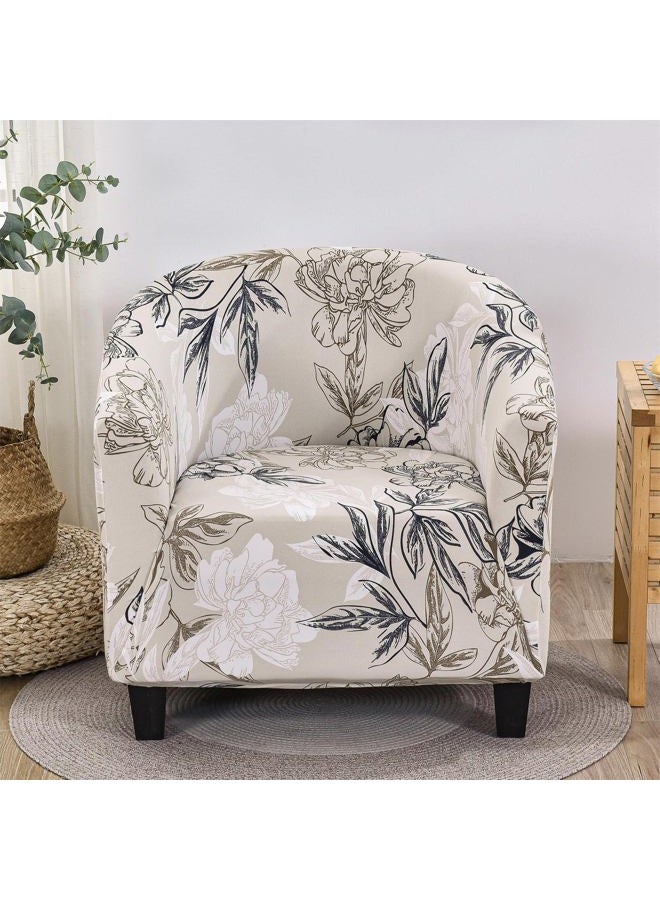 NILUOH Club Chair Slipcover Tub Chair Cover Stretch Armchair Covers Sofa Cover Furniture Protector for Living Room (A54) - Image 2