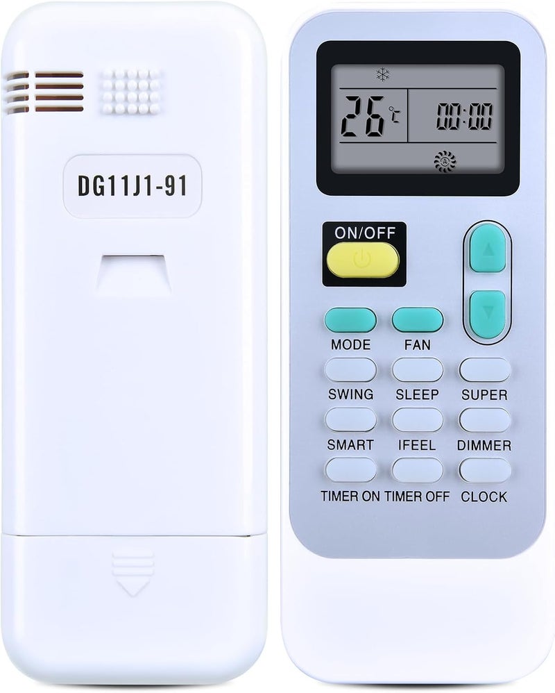 جهاز تحكم عن بعد للتكييف، متوافق مع طراز DG11J1-91 لأجهزة التكييف من شركات Hisense/NOMA/Comfort Star/KELON/LIVETECH - Image 1