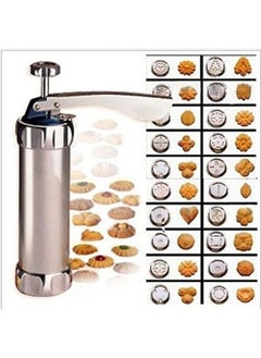 silvercnc Cookie Biscuit Press Icing Decorating Gun Sets for Cake Decorations, 20 Pieces  - Image 1