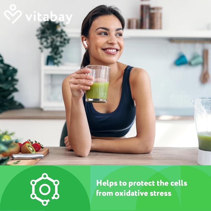Vitabay Vitamin E 600 IU 400 mg 200 Vegan Highdose Softgels TimeRelease Vitamin E Supplement with Tocopherol from Soybean Oil 80 and Tocotrienol Laboratory Tested - Image 3