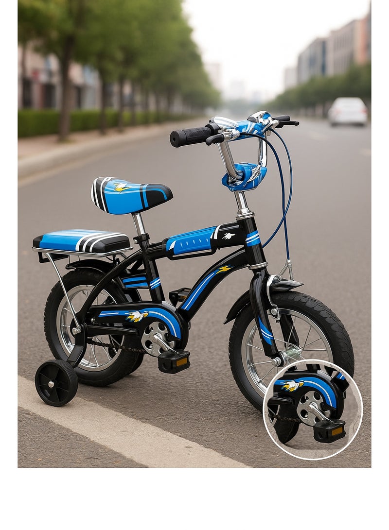 Rambo Kids Bike 12 Inch for Girls Boys Fashion Design with Balance Wheels - Image 5