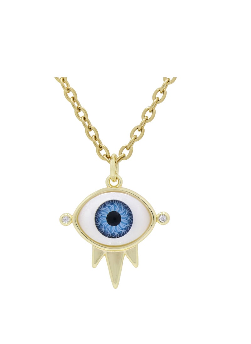 Fashionbox - Salma Light Blue Eye Necklace - Image 1