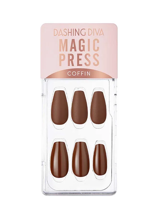 DASHING DIVA Magic Press Chocolate Cashmere