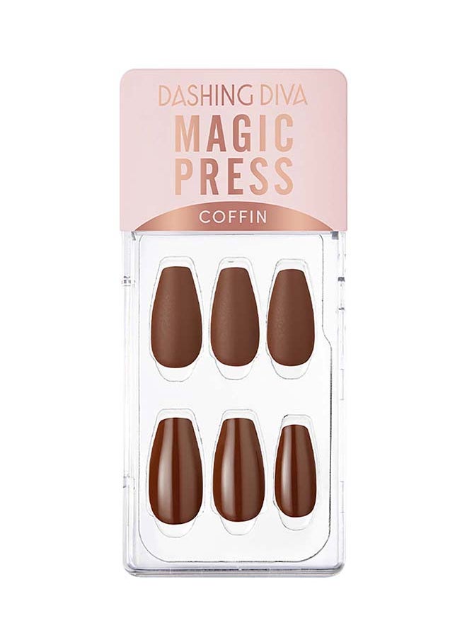 DASHING DIVA Magic Press Chocolate Cashmere  - Image 1