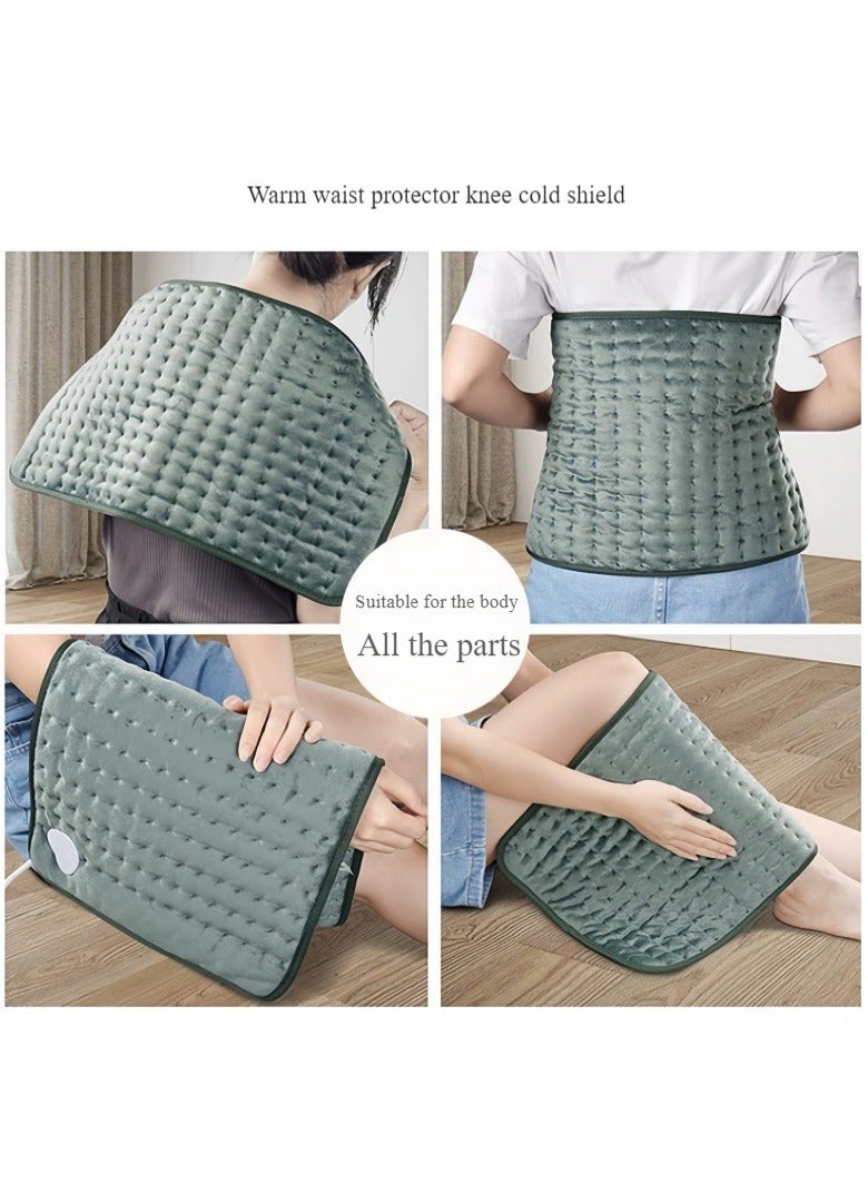 Heating Pad, Heating Pad Electric for Pain Relief of Back Neck, and Shoulder, 10 Electric Temperature Options, 4 Timer Settings, Auto Shut Off - Image 3