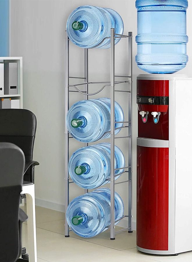 CityRiya-Long 5 Tier Water Bottle Stand 5 Gallon Water Bottle Holder Water Bottle Storage Rack for Office Home and Kitchen - Image 3