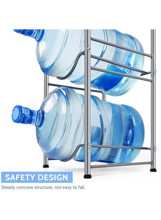 CityRiya-Long 5 Tier Water Bottle Stand 5 Gallon Water Bottle Holder Water Bottle Storage Rack for Office Home and Kitchen - Image 5