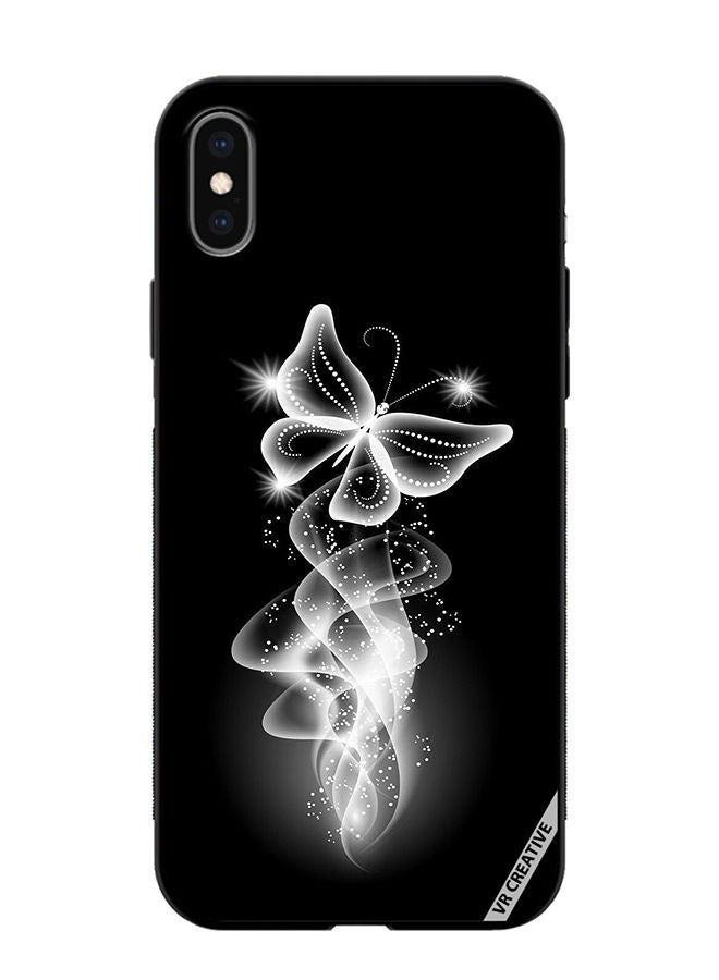 VR CREATIVE Protective Case Cover For Apple iPhone X/XS Butterfly Lighting Design Multicolour - Image 1