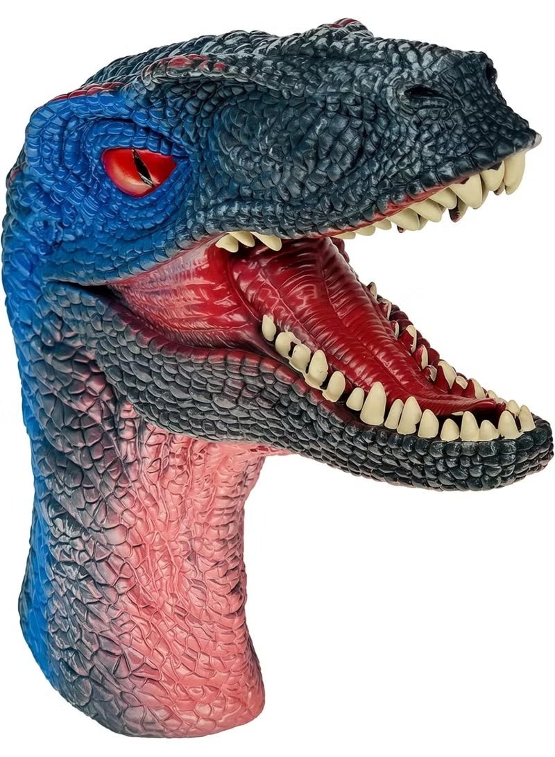 Dinosaur Toys Velociraptor Dinosaur Hand Puppets Role Play Gift Toy and Party Supplies for Kids - Image 2