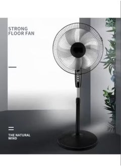 WINNINGSTAR 4 Speed 16 Inches Pedestal Stand Fan Black  - Image 3