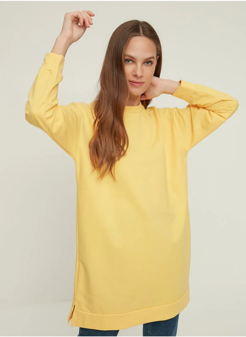 trendyol Round Neck Oversized Sweatshirt