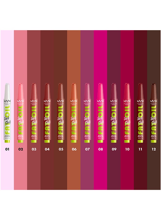 NYX PROFESSIONAL MAKEUP - Fat Oil Slick Click Shiny Lip Balm - Link In My Bio - Image 1