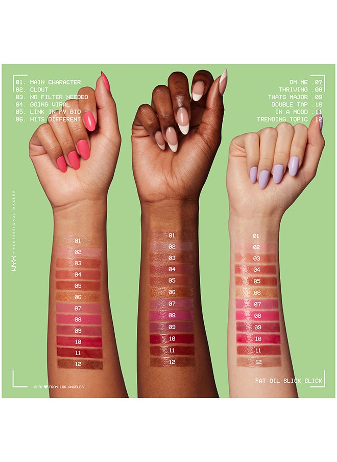 NYX PROFESSIONAL MAKEUP - Fat Oil Slick Click Shiny Lip Balm - Link In My Bio - Image 1