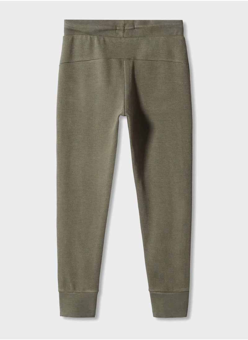 MANGO - Kids Drawstring Sweatpants - Image 1
