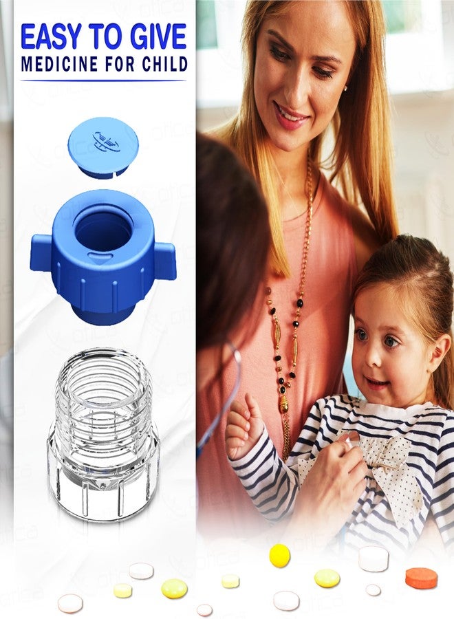 otica Tablet Crusher Pill Grinder Tablet Pulverizer Medicine Crusher in Powder Form for Great for Feeding Tube Use, Pets Or Easier Medicine Intake for Kids (Pack of, 1) - Image 5