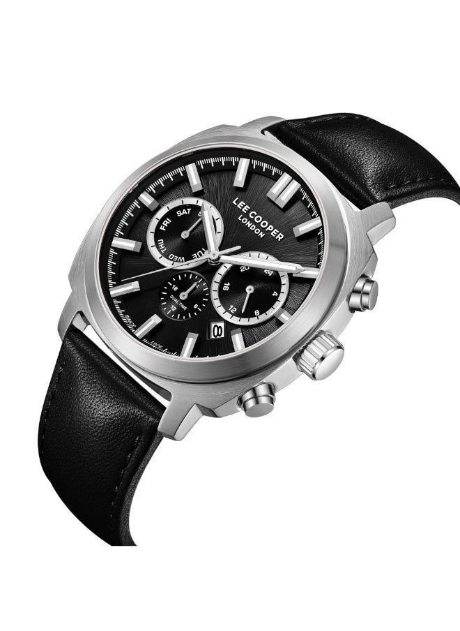 Men's Leather Multi Function Watch LC08172.351 - 42 mm