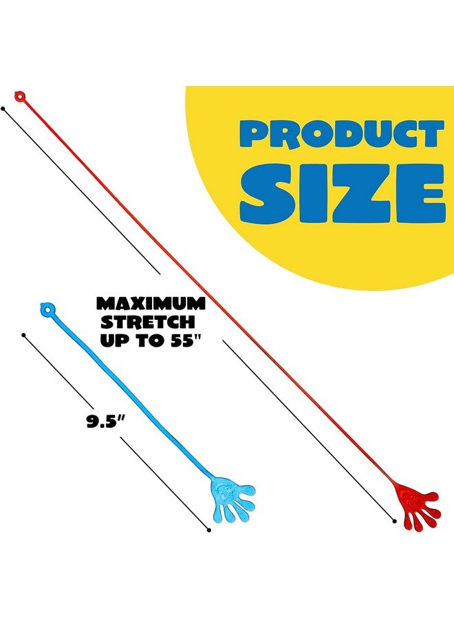 JOYIN 48Pcs Glitter Sticky Hands Party Favors, Party Table Favors Set for Kids, Holiday Traditions, Classroom Treasure Box Carnival Prizes Bulk Pinata Stuff Mini Toys - Image 3