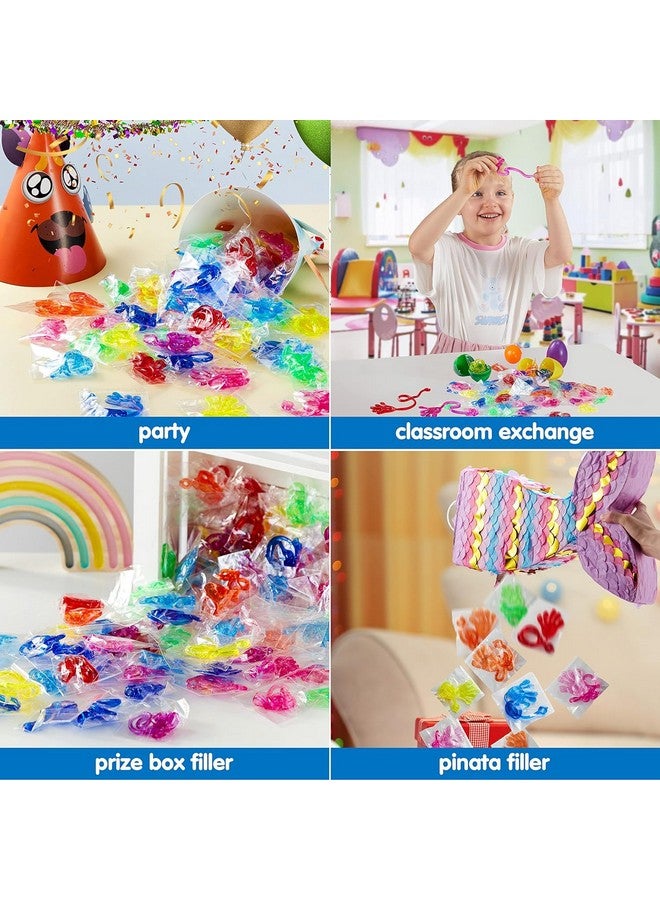 JOYIN 48Pcs Glitter Sticky Hands Party Favors, Party Table Favors Set for Kids, Holiday Traditions, Classroom Treasure Box Carnival Prizes Bulk Pinata Stuff Mini Toys - Image 5