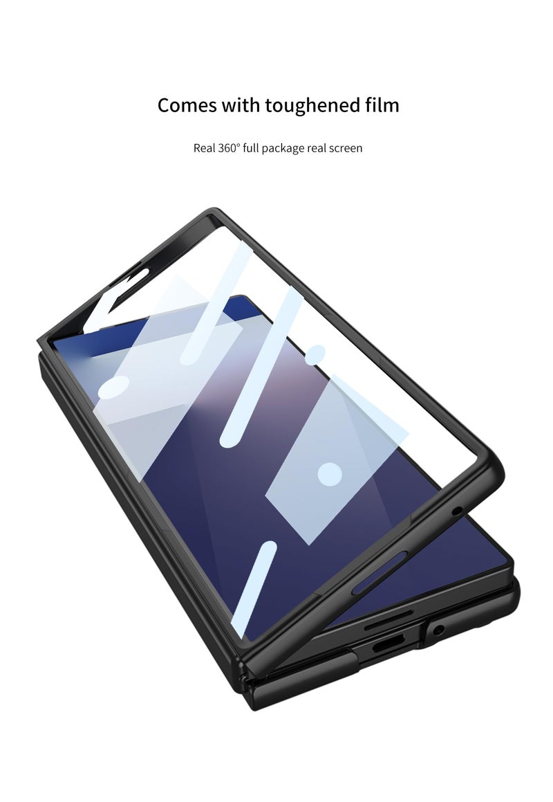 Midkart Matte Case Compatible with Samsung Galaxy Z Fold 7 (Release 2025) with Front Glass Cover Hard PC Thin Independent Camera Protection, Grey - Image 3