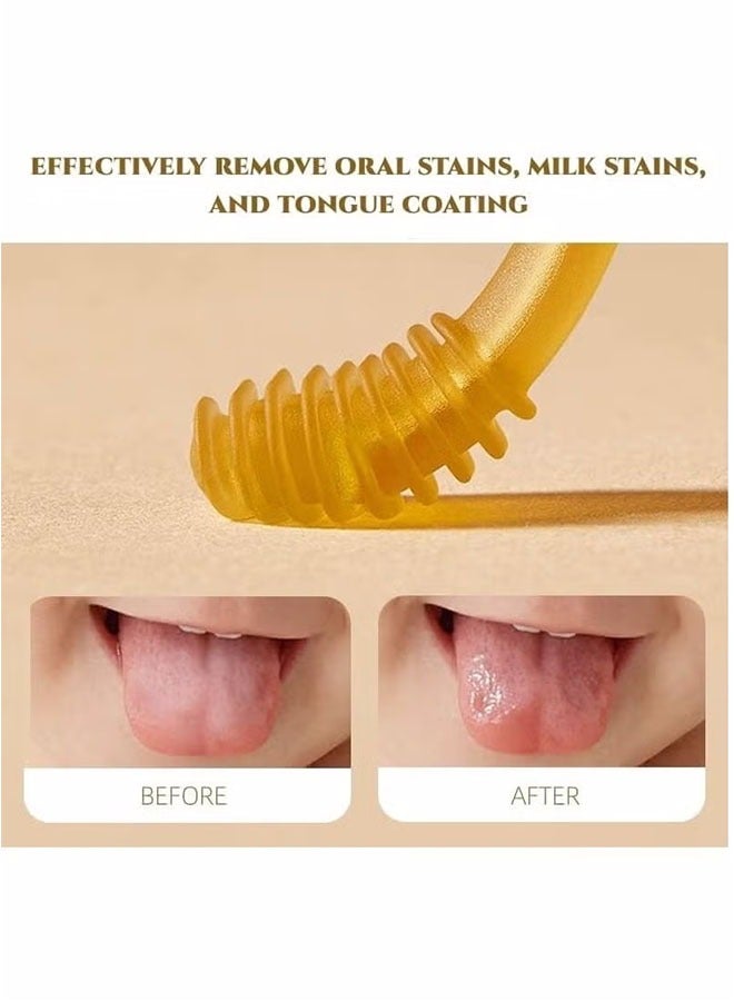 Baby Toothbrush & Tongue Cleaner, BPA-Free Extra Soft Training Toothbrush for Newborns, Infants & Toddlers, Includes Storage Box (0-18M) - Image 3