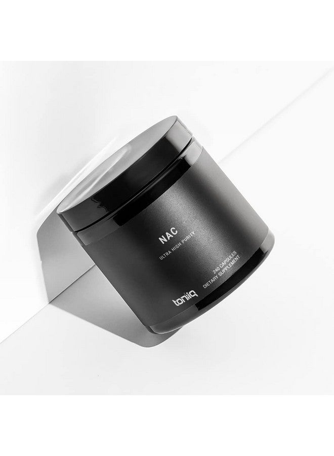 Toniiq مكمل NAC بتركيز 1300 ملغ نازيتيل سيستين إمداد لمدة 4 أشهر نقاء مختبر 98%+ قوة عالية للغاية متاح حيوياً مكمل NAC 240 كبسولة نباتية نازيتيل سيستين 120 حصة - Image 4