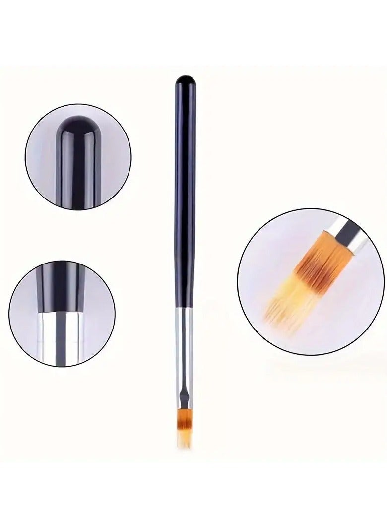 LANGMANNI 3pcs Ombre Nail Art Brush UV Gel Brushes for Manicure Nail Polish Gradient Drawing Blooming Pen Shadow Painting DIY Tools Accessories - Image 3