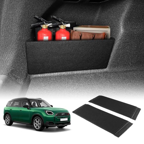 KUNGKIC Rear Trunk Organizer Side Divider For Mini Cooper U25 Countryman 2025 2024 2023 Car Organizer Interior Accessory 2PCS - Image 1
