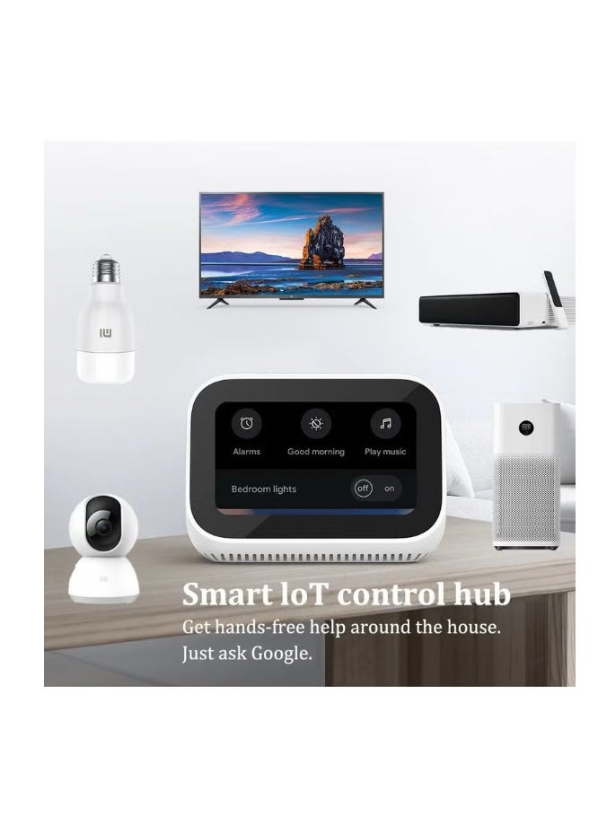 Xiaomi Mi Smart Clock,AI Touch Screen Display Speaker Bluetooth 5.0 WiFi Connection Ok Google Control Smart Home Integration White