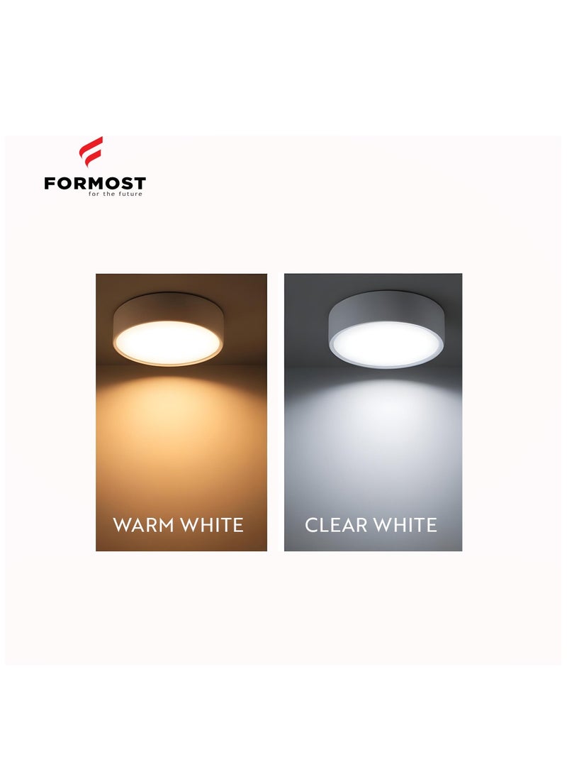 FORMOST FORMOST Surface Down Light LED Round 15W | Long Lasting Downlighter | 2 Years Warranty | Warm White  - Image 2