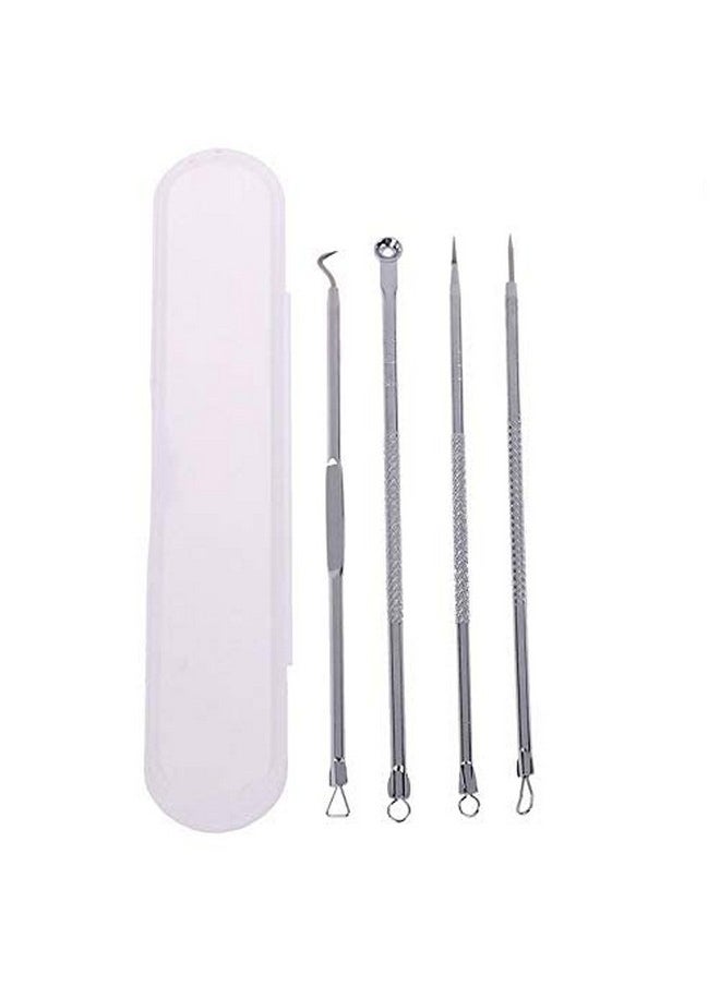 Generic Blackhead Acne Removal Needle Kit 4 Pcs Cleaning Tool Blemish Pimple for Women and Men Set of 4  - Image 3