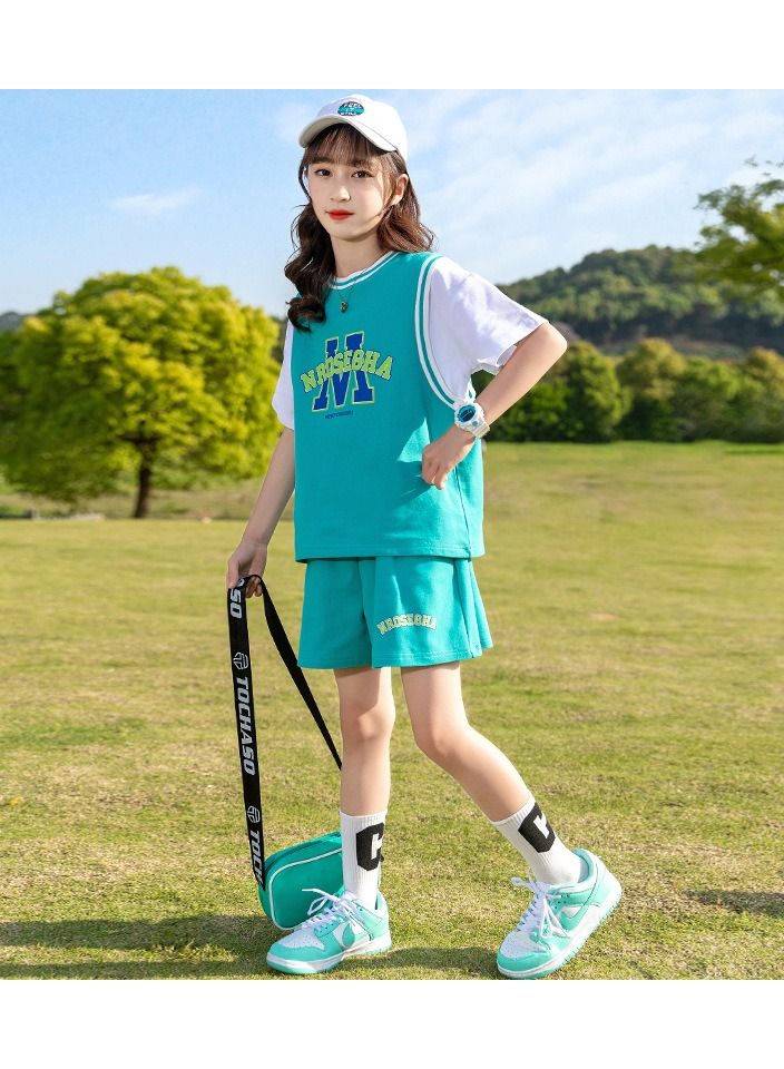 KUYING Neutral Children's Basketball Suit Set  - Image 1