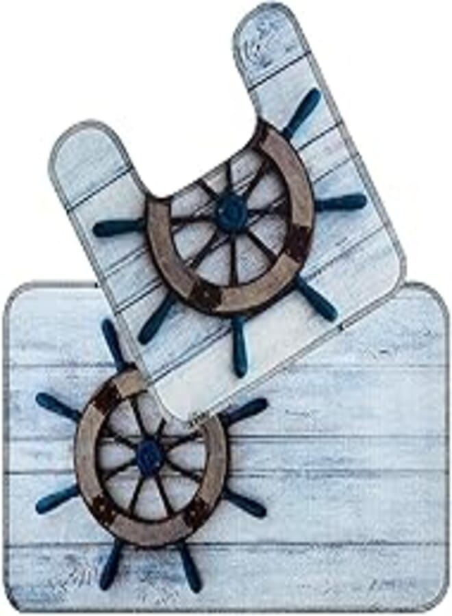 Mac Carpet Bathroom Set - Raft of The Ship (2 Piece, 45x50 + 50x80cm) assorted shapes