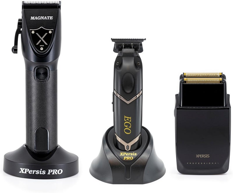 PRO Magnate DLC Fade Blade Hair Clippers for MensBarbers Professional Cordless Hair Clippers  Cordless Hair Trimmers Brushless and DLC Blade Electric Razor Foil Shaver with Sharp Blades