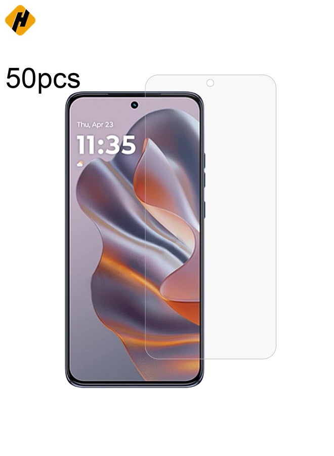 HuHa Screen Protector For Motorola Edge 50 Neo 50pcs 0.26mm 9H 2.5D Tempered Glass Film - Image 1