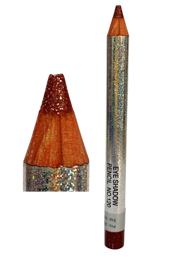 Shimmer Eyeshadow Pencil, Eye Pencil – Long-Lasting, Smudge-Proof, Creamy Texture, No: 120 - Image 1