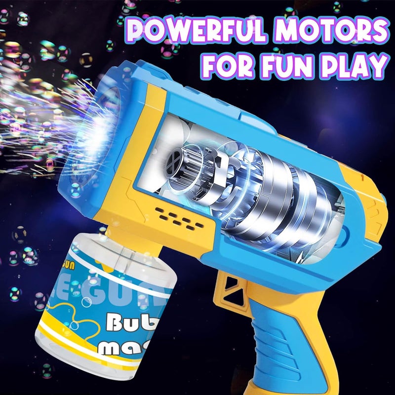 Beria Bubble Machine Toy Bubble Gun Children Blue - Image 2