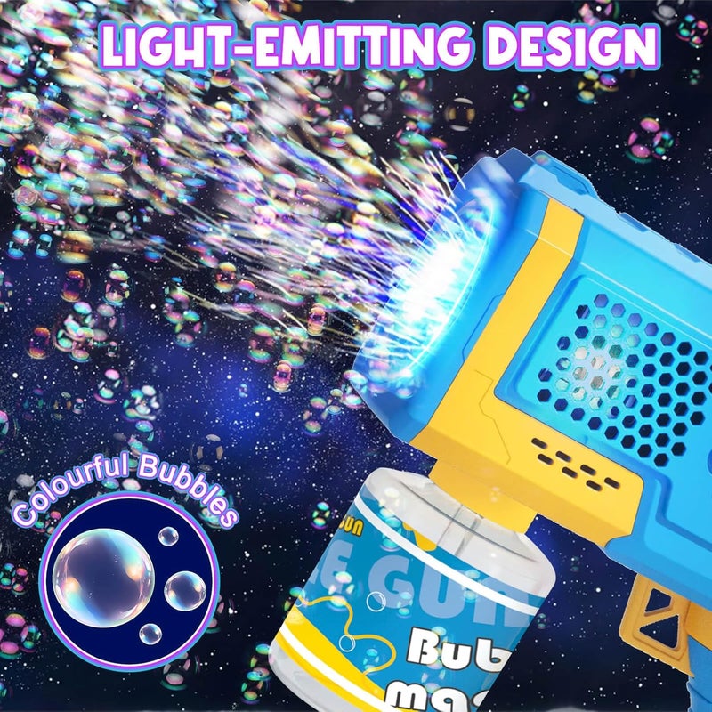 Beria Bubble Machine Toy Bubble Gun Children Blue - Image 3