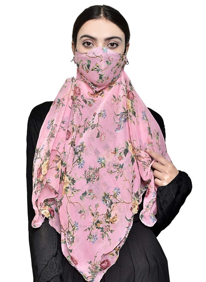 Swayam Fashion Scarf Cum Reusable 3-Layers Outdoor Protective Face Mask, multicolor (WO-3L-MASK01-5133) - Image 1