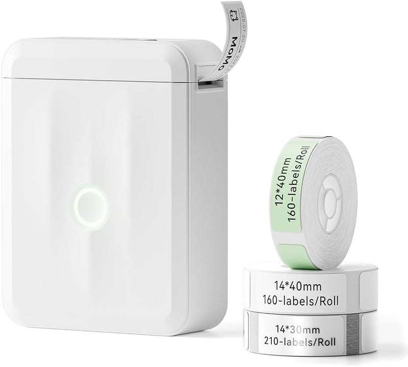 NIIMBOT D110 Mini Label Maker with 3 Rolls - Portable Bluetooth Thermal Printer for Home, Office, and School - Image 1