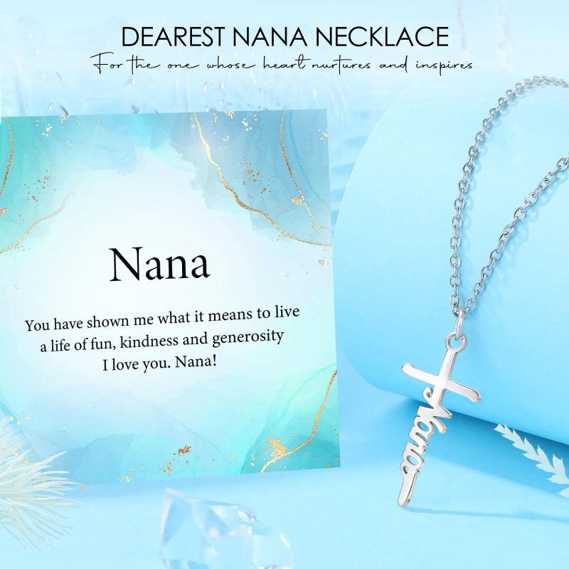 Verouis Gifts for Nana Birthday Nana Gifts from Grandkids Best Grandma Ever Gift Merch for Christmas, Happy Birthday Funny Grandma Gift Ideas for Women from Grandson, Granddaughter, Grandkids with Tote Bag - Image 5