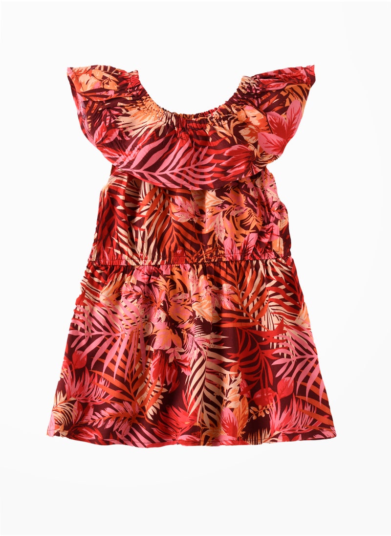 Jelliene Blooming Adventures: Girls' Dress Comfort, Style & Twirls  - Image 1