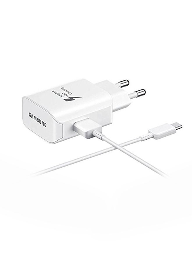 NIBEMINENT Fast Charging Travel Adapter With Type-C Cable White - Image 2