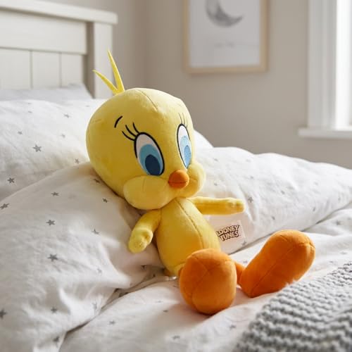 Mirada Looney Tunes Tweety Soft Plush Toy | Yellow Cartoon Stuffed Animal for Kids & Girls | Cute Soft Toys for Kids, Stuffed Animals, Plush Toy, Cuddle Toy, Gift Item, Room Decor Collectible | 25cm - Image 1