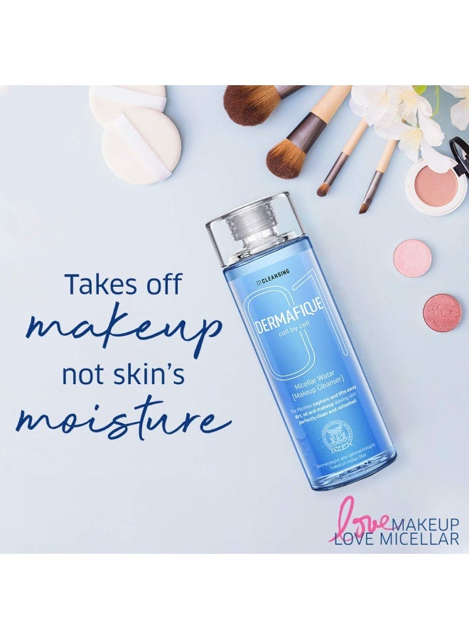 Dermafique Micellar Water Makeup Cleanser – 150ml, Removes Waterproof Makeup, with Hyaluronic Acid and Smart Micellar Technology, Paraben & SLES Free | Dermatologist Tested - Image 4