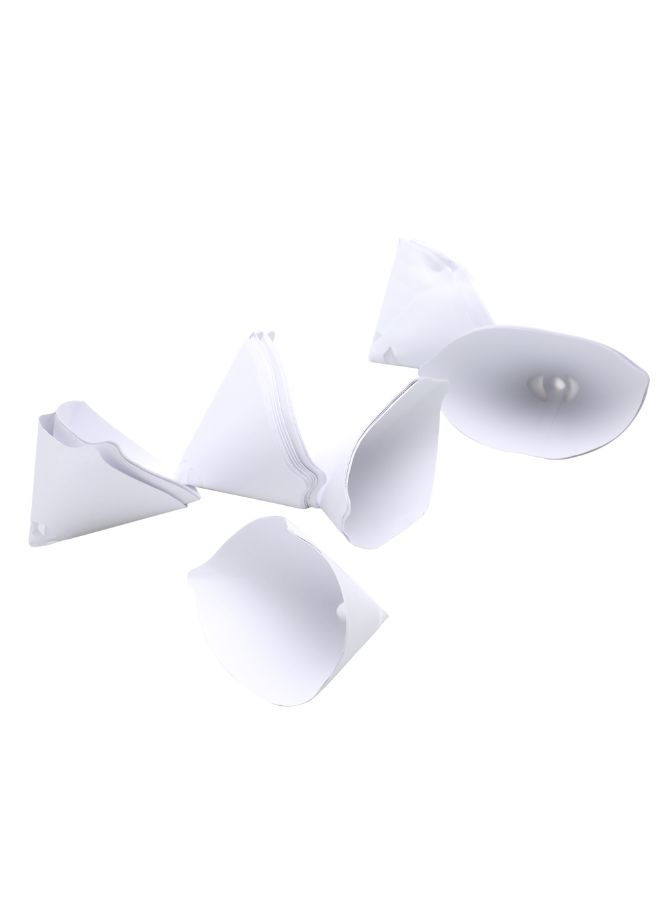 50-Piece Paint Coating Filter Paper White 13.6cm - Image 3