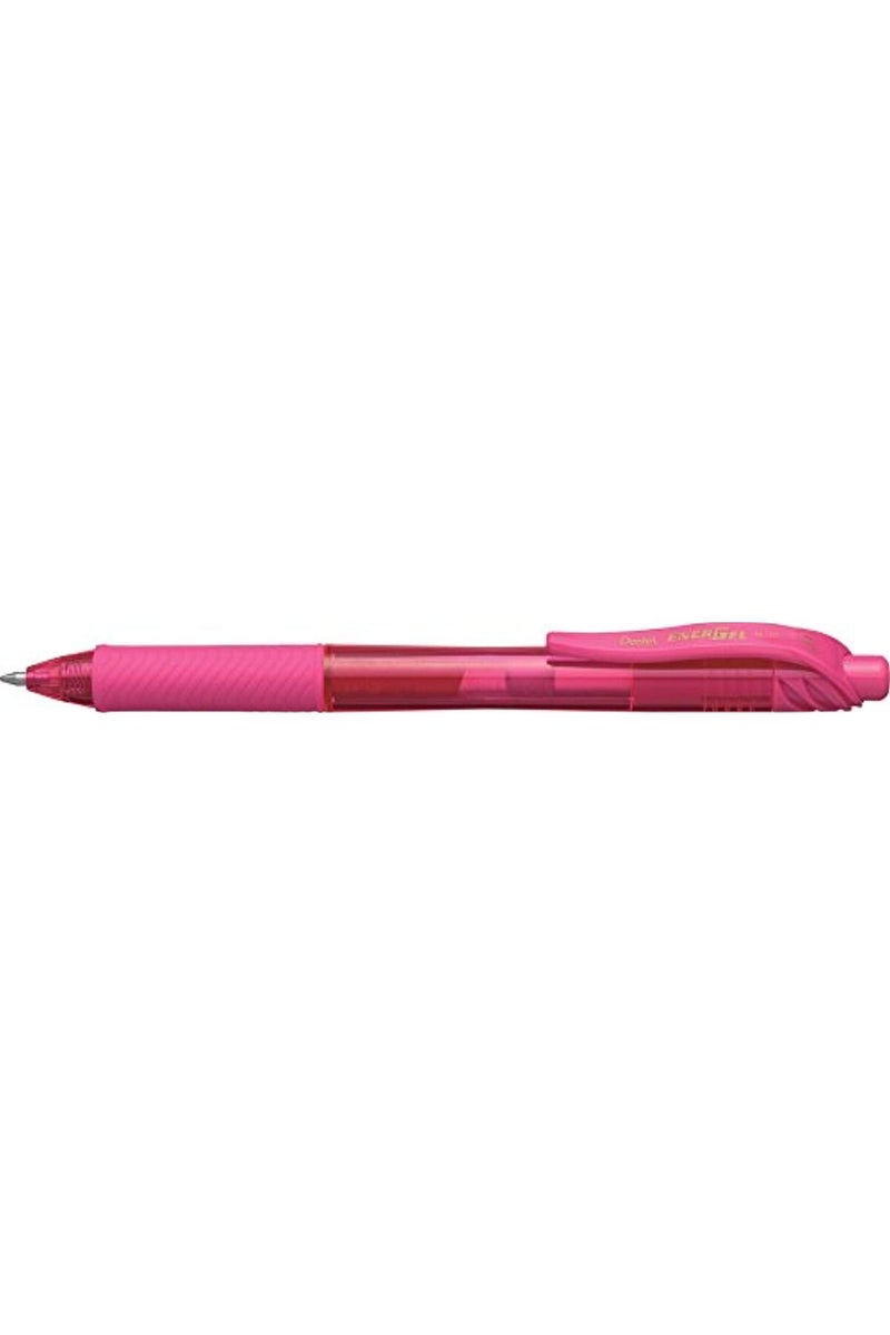 EnerGel-X Retractable Liquid Gel Pen, 0.7 mm Tip Size, Pink