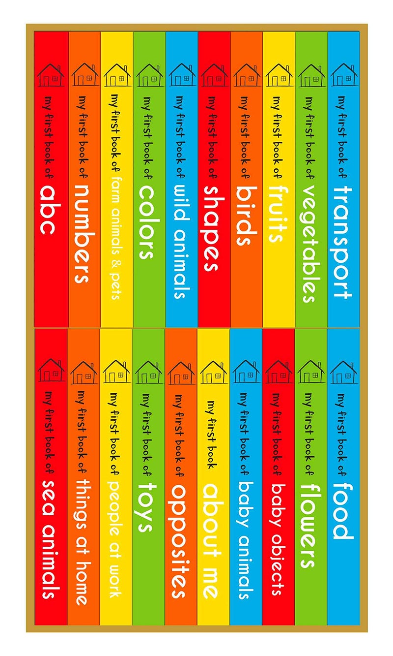 My First Learning Library: Boxset of 20 Board Books for Kids (Vertical Design) | Published by Wonder House Books | Boxed Set - Image 5