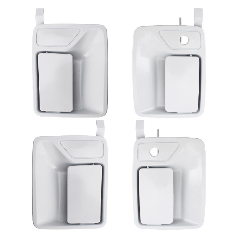 AUTOKAY 4 Front Rear Outside Door Handle Fits for Ford Super Duty F250 F350 19992016 - Image 2
